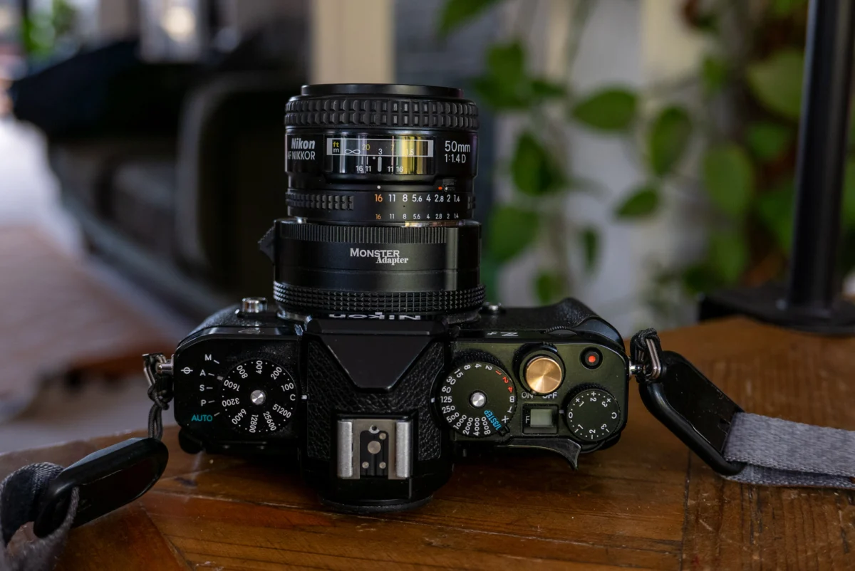 MonsterAdapter LA-FZ1 (v1.2 firmware) & Nikon 50mm 1.4 AF-D