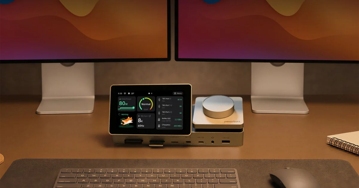 PexarBolt Ultra: Lexar Sub-Brand Expands into High-Performance Thunderbolt 5 Dock Market with Integrated Display and Storage